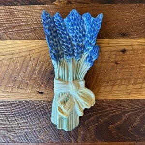 Ceramic Lavender Bunch Spoon Holder